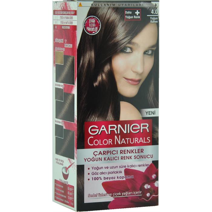 Garnier Çarpıcı Renkler Yoğun Kahve Saç Boyası 4