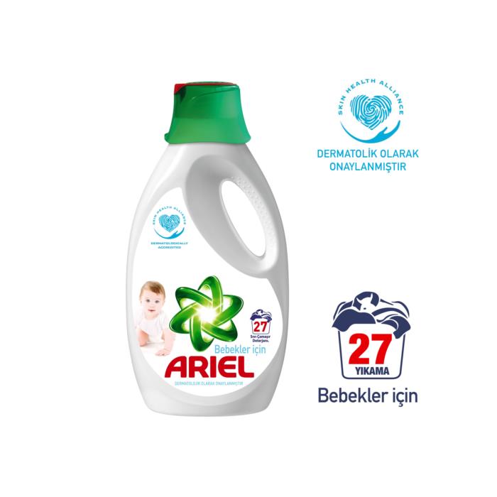 Ariel Baby Sıvı Çamaşır Deterjanı 27 Yıkama Bebekler İçin