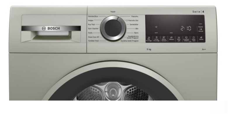 Bosch WQG2410TTR Isı Pompalı Kurutma Makinesi 9 Kg A++ Bosch Ankara ...