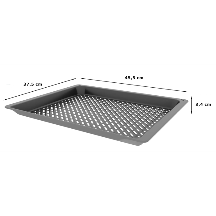 Bosch HEZ629070 Air Fry & Grill tray 34 x 455 x 375 mm Antrasit